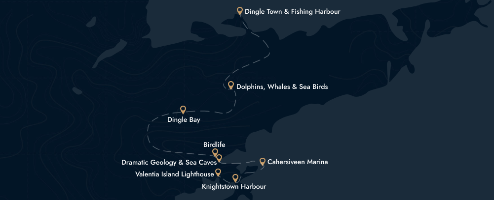 Dingle Day Out Trip Map