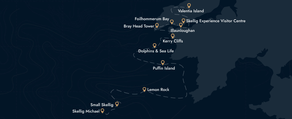 Ultimate Skellig Coast Experience Map