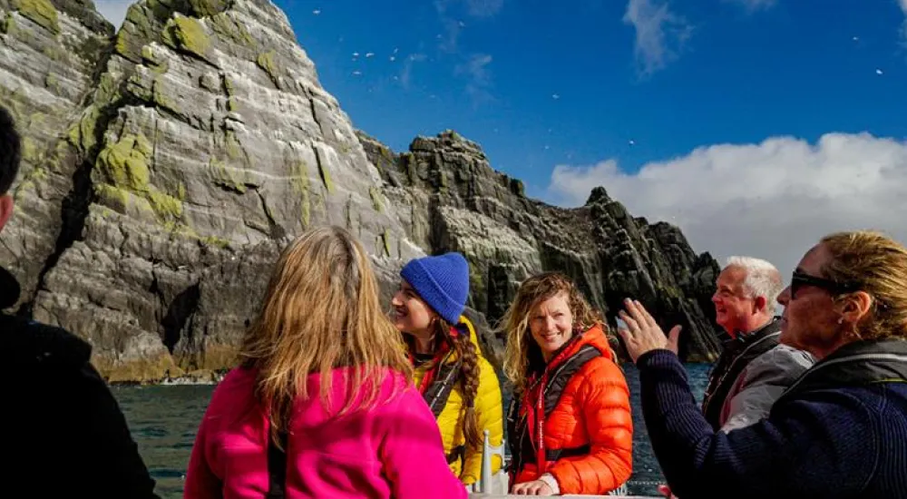 Guest at Small Skellig on The Ultimate Skellig Coast Experience Tour