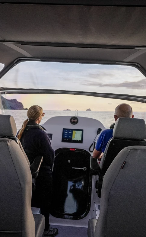 Brendan Curtin and Elizabeth McCooey during the trip